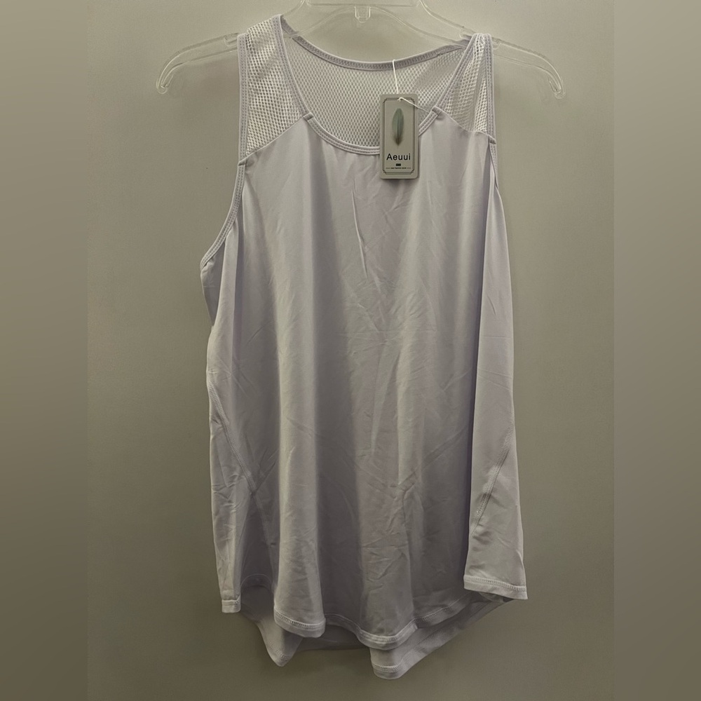 White Workout Halter Top